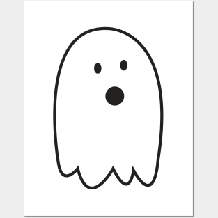 Spoopy Ghost Posters and Art